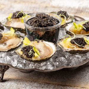 Belon Oyster Cocktail with Giaveri Beluga Hybrid Caviar