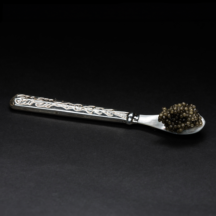 Embroidered Caviar Spoon