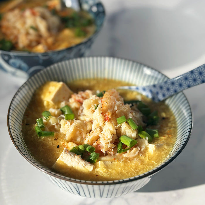 Maine Crab and Tofu Soup