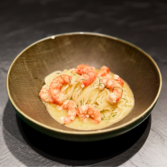 Cappellini with Gambero Rosso Prawns