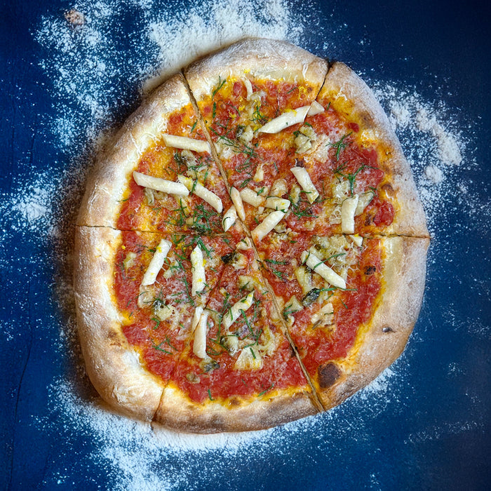 Razor Clam Pizza