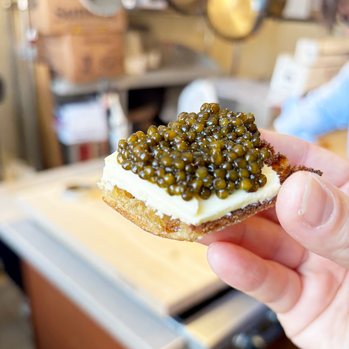 Buttered Caviar Toast