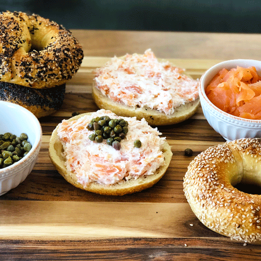 Smoked Salmon Breakfast Board