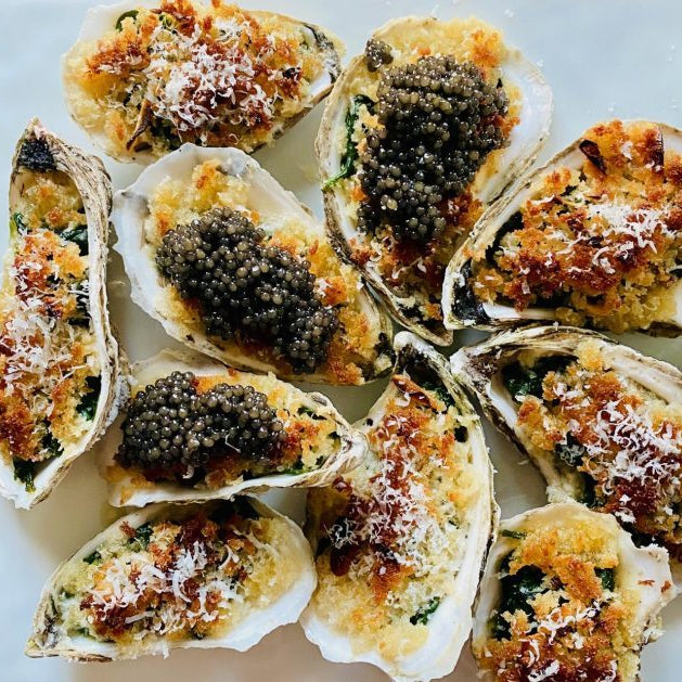 Oysters Rockefeller & Belgian Osetra Caviar