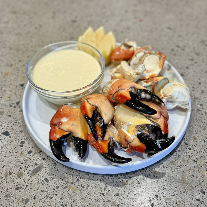 Stone Crab Claws with Mustard Dipping Sauce