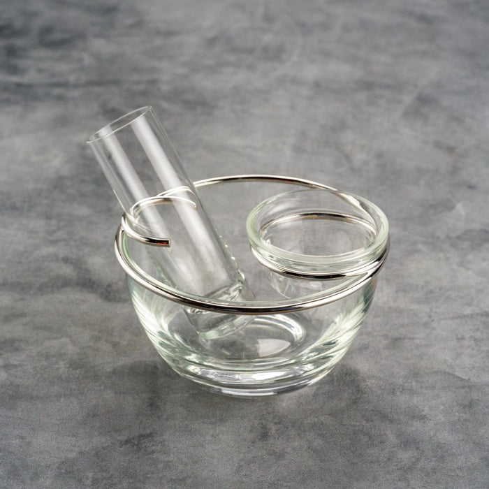 Caviar Server with Vodka Glass