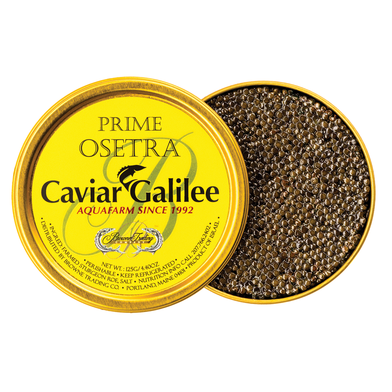 Galilee Prime Osetra Caviar - Browne Trading Company