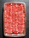 Fresh Gambero Rosso prawns from Browne Trading Company, showcasing vibrant, cooked seafood with shells and tails intact.