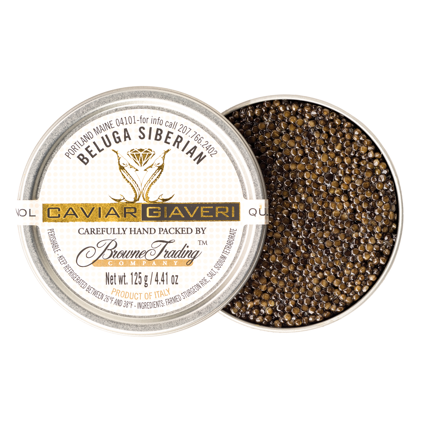 Giaveri Beluga Hybrid Caviar - Browne Trading Company