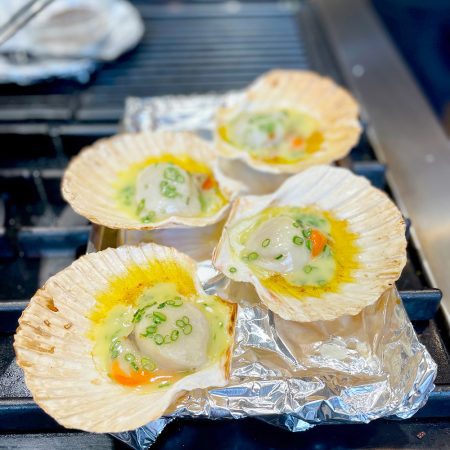 Half-Shell Scallop with Roe
