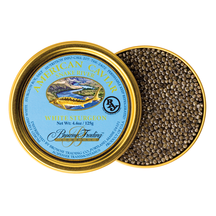 Snake River Royal White Sturgeon Caviar - Browne Trading Company
