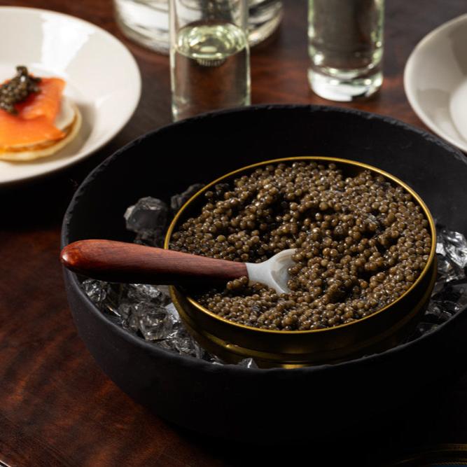 Wood Caviar Spoon