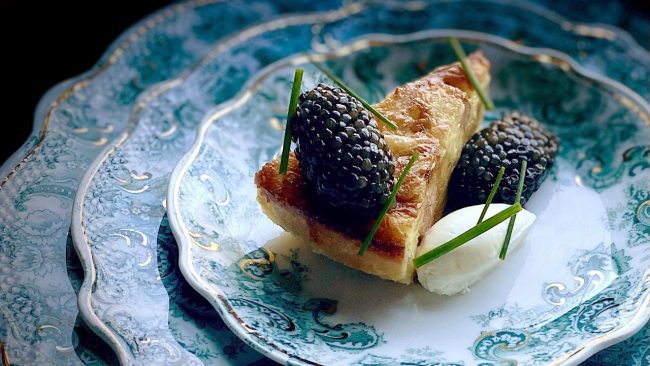 Quiche Lorraine with Galilee Royal Osetra Caviar