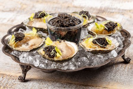 Belon Oyster Cocktail with Giaveri Beluga Hybrid Caviar