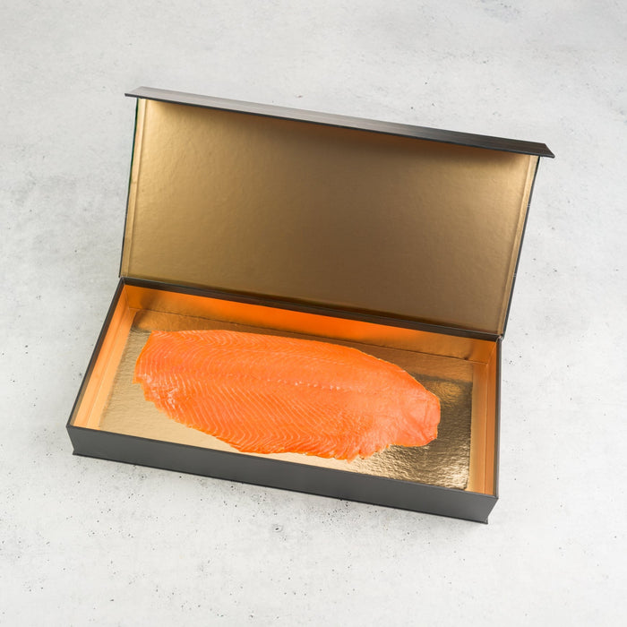 Smoked Salmon Side with a Black Box - Browne Trading Company