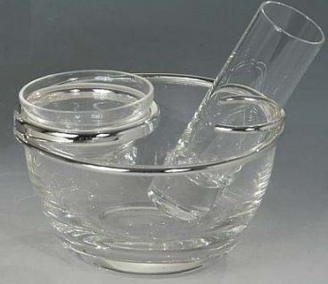 Caviar Bowl and Vodka Glass