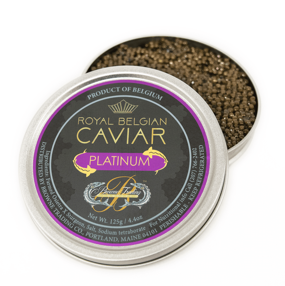 Royal Belgian Platinum Caviar - Browne Trading Company