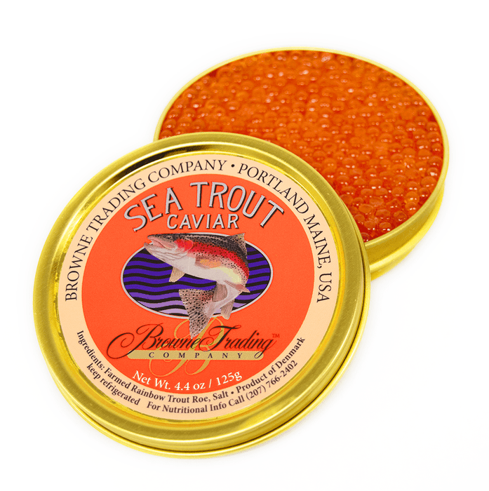Sea Trout Roe - Coldwater Rainbow Trout Caviar - Ship Overnight