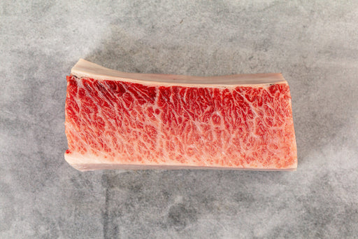 Bluefin tuna toro cut in profile
