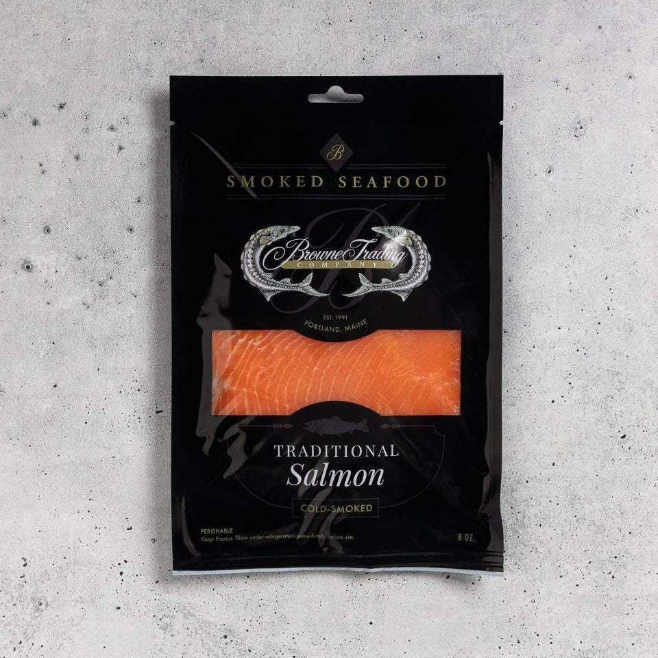 salmon schutzblech Woodsmoke Provisions Premium Traditional Sliced Smoked Salmon (4 oz)